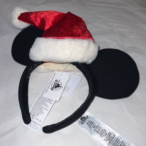 NEW!! Disney Mickey Mouse Santa Ear Headband for Adults - Picture 2 of 14